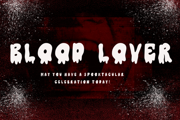 Blood Lover: The Spooky Display Font for Makers