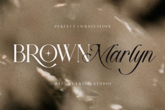 Brown Marlyn Duo: A Maker’s Display Typeface