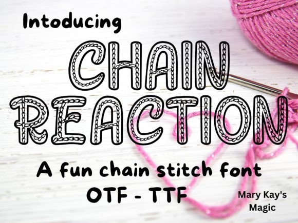 Chain Reaction: The Stitch Font That Makes Brands Feel Handmade