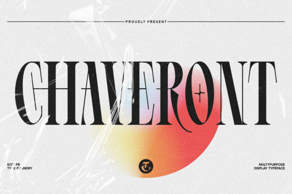 Chaveront: The Condensed Display Typeface for Editorial Design