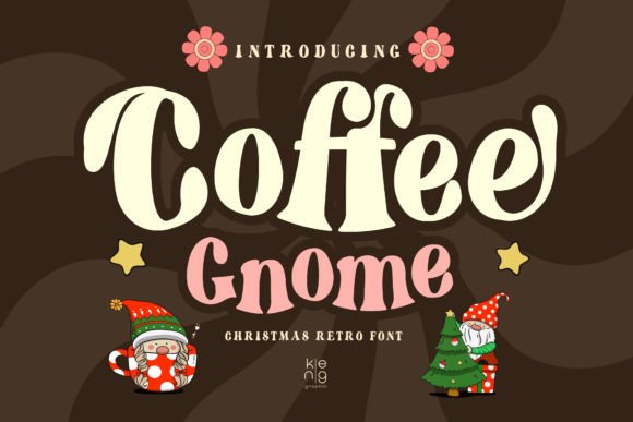 Coffee Gnome: A Vintage Retro Font Crafters Will Love