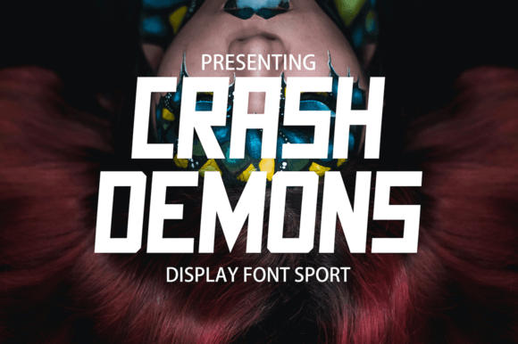 Crash Demons: A Modern Display Font for Bold Web Experiences