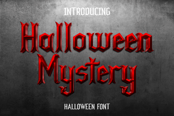 Create Spooky Magic with the Halloween Mystery Font
