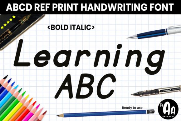 Creative Makers’ Guide to Abcd Ref Bold Italic Typeface
