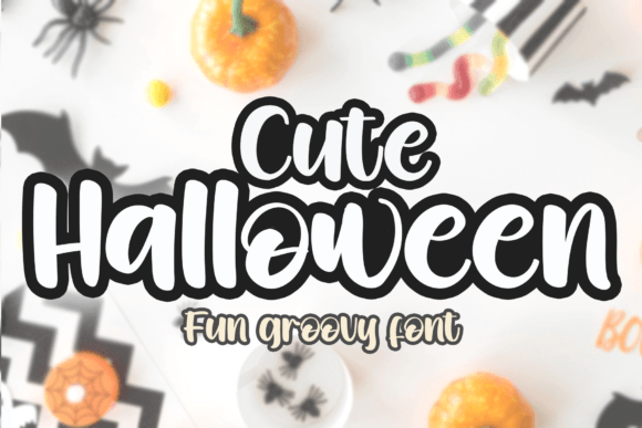 Cute Halloween: A Groovy Retro Font for Campaign Design