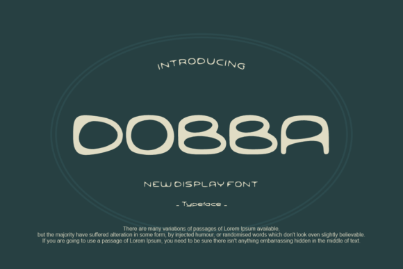 Dobba Font: The Friendly Display Typeface for Your Brand