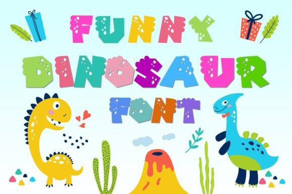 Funny Dinosaur Font: Playful Branding for Small Businesses