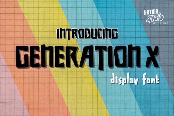 Generation X Font: Raw Punk Style for Makers