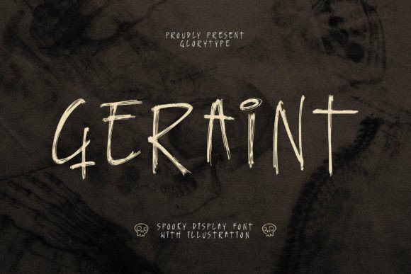 Geraint: A Spooky Thin Display Font for Editorial Design