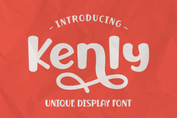 Kenly: A Friendly Display Font for Digital Creators