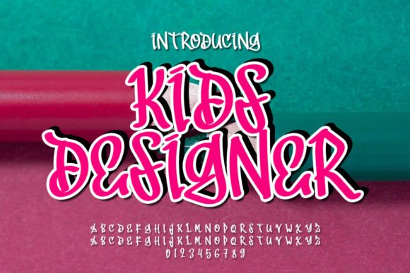 Kids Designer: A Joyful Display Font for Brand Builders