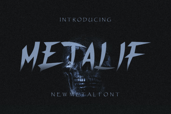Metalif: A Mysterious Display Typeface for Editorial Work