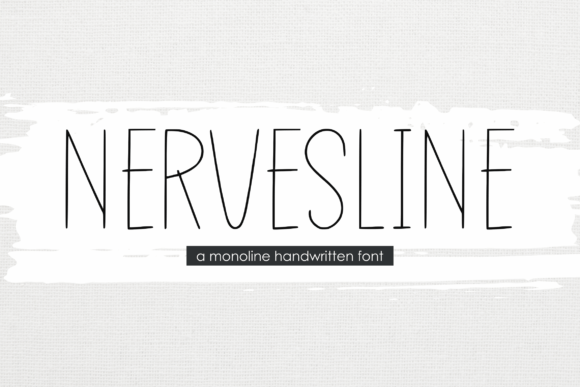 Nervesline: A Neat Handwritten Font for Modern Web Design
