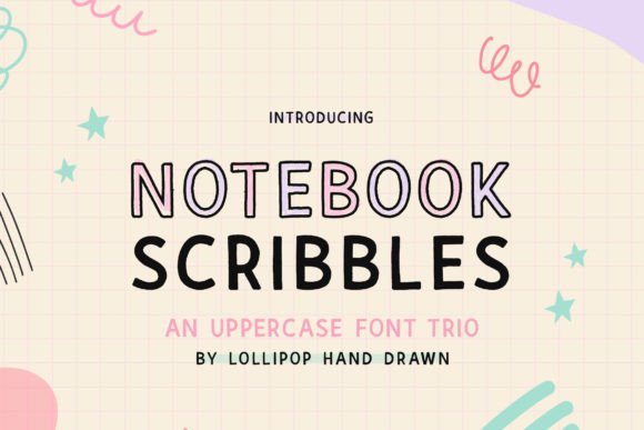 Notebook Scribbles Typeface for Playful, Polished Web Design