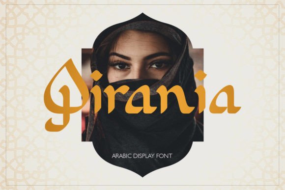 Qirania Font: A Display Typeface with Eastern Soul