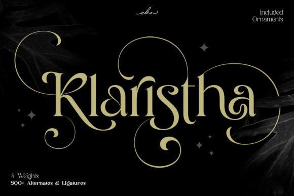 Refresh Your Brand with Klaristha, a Chic Display Font