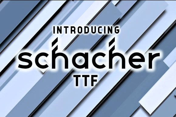 Schacher: The Display Font That Makes Your Brand Memorable