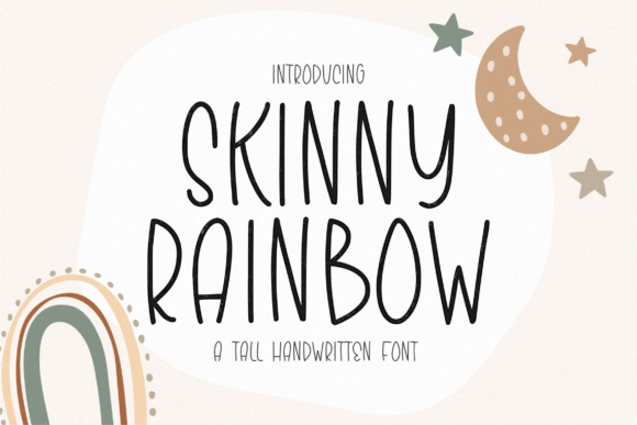 Skinny Rainbow: A Handwritten Display Font for Modern Web Design