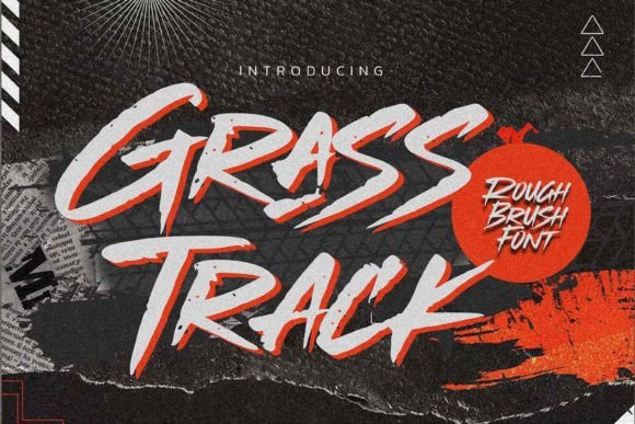 Why a Brush Display Font Like Grasstrack Builds Instant Brand Character