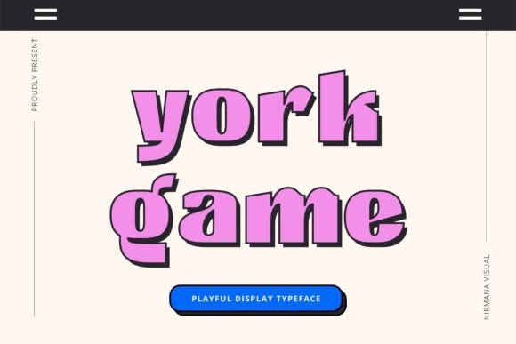 York Game: The Designer’s Display Font for Web Projects